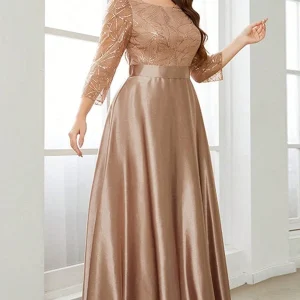 Robe Champagne Grande Taille