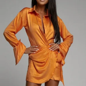 Robe Chemise Orange