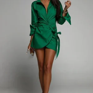 Robe Chemise Vert Sapin
