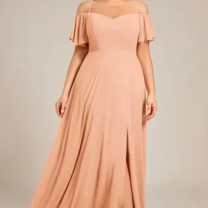 Robe Demoiselle D'Honneur Peche