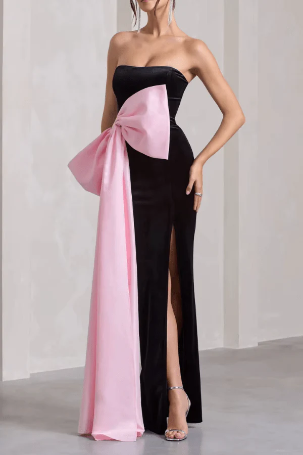 Robe Noire et Rose Poudré – Image 5