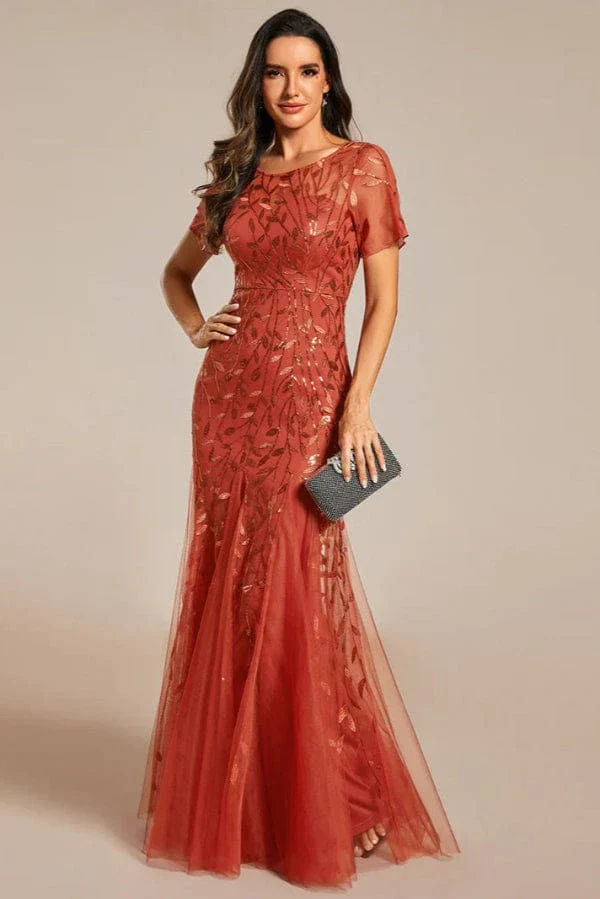 Robe Orange Brûlée Mariage