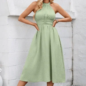 Robe Patineuse Vert Sauge