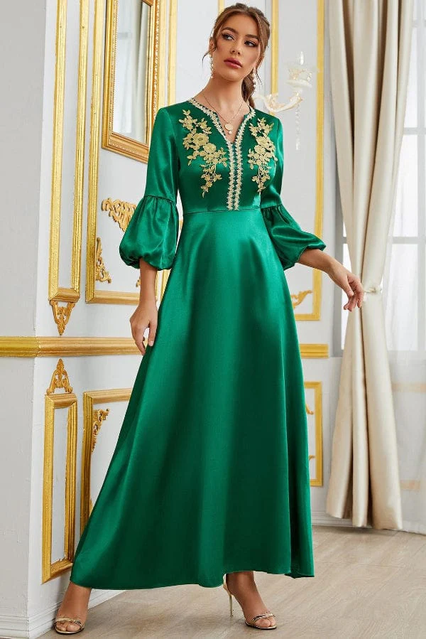 Robe Patineuse Verte Sapin – Image 6