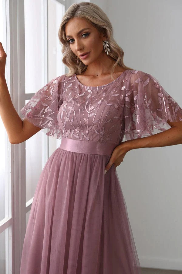 Robe Patineuse Vieux Rose – Image 4