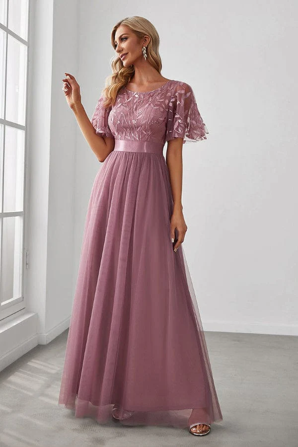 Robe Patineuse Vieux Rose – Image 2