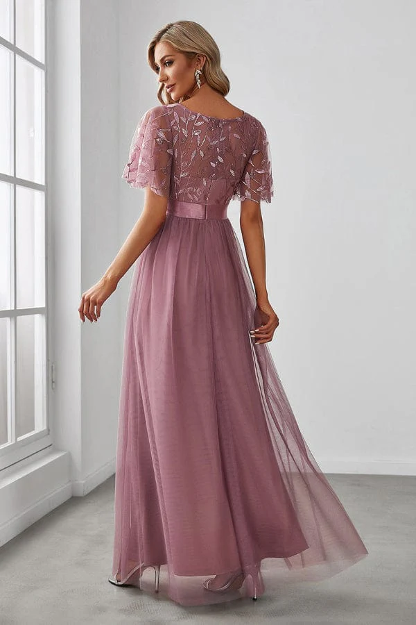 Robe Patineuse Vieux Rose – Image 3