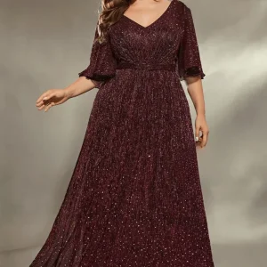 Robe Rouge Grande Taille