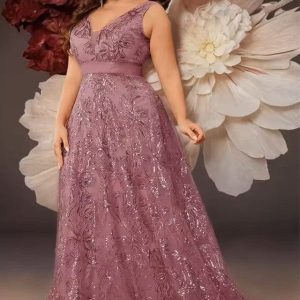 Robe Vieux Rose Grande Taille
