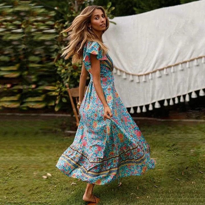 Veronica | Robe Maxi à Fente Élevée – Image 4