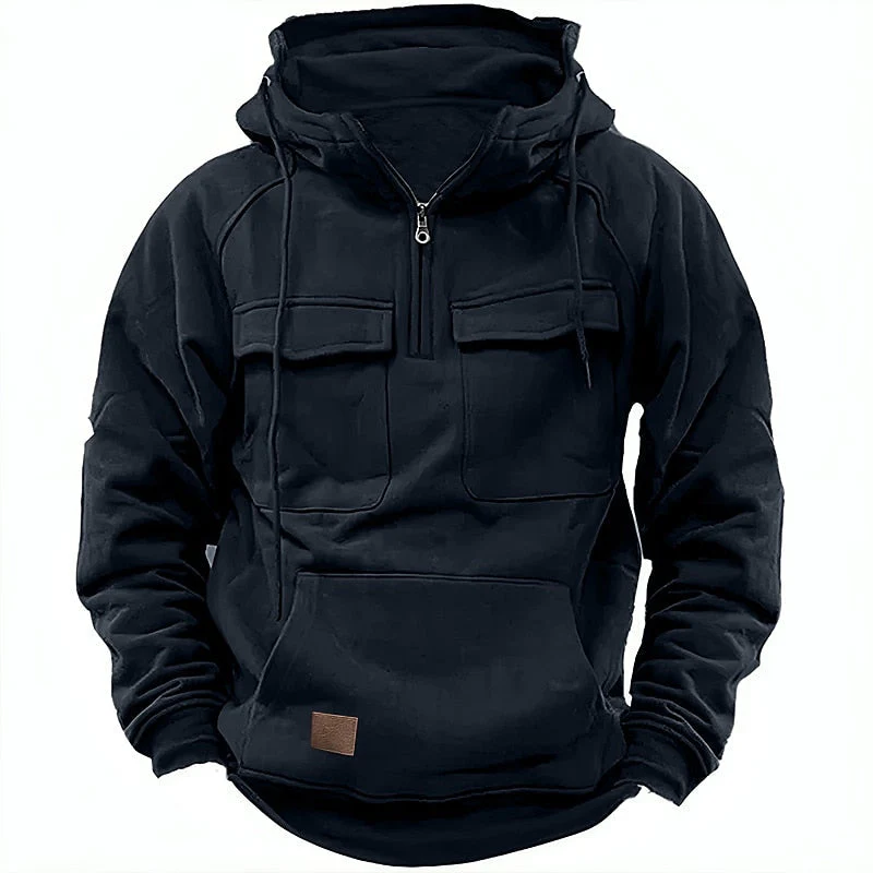 PIERRE | HOODIE D'HIVER CONFORTABLE AVEC FERMETURE ÉCLAIR – Image 5